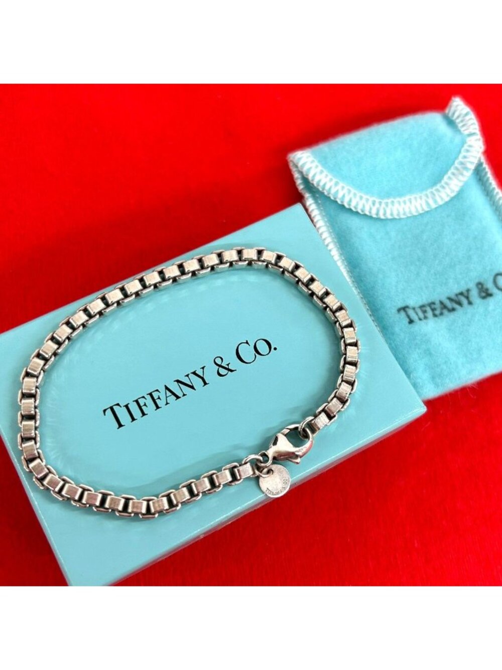 Tiffany & Co Vintage Venetian Bracelet 925 Sterling Silver